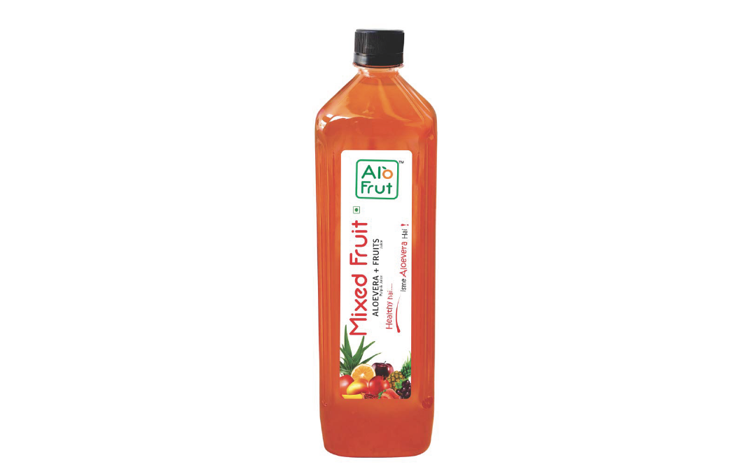 AloFrut Mixed Fruit Aloevera + Fruits Juice   Plastic Bottle  1 litre